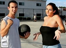 Jenna Doll loses bet and gets fucked by basketball player